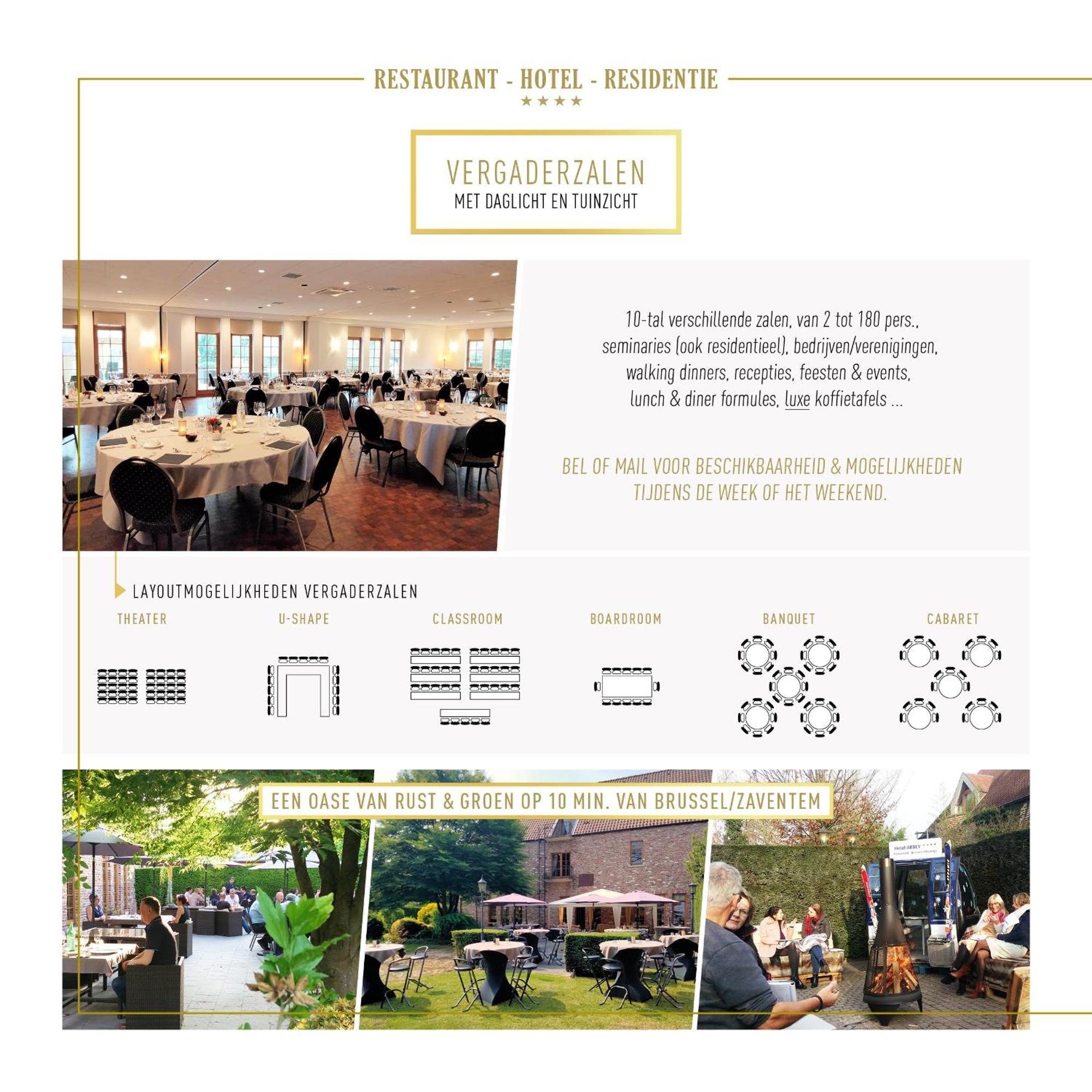 Hotel Abbey Grimbergen Eksteriør billede